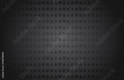 Grey poker table pattern
