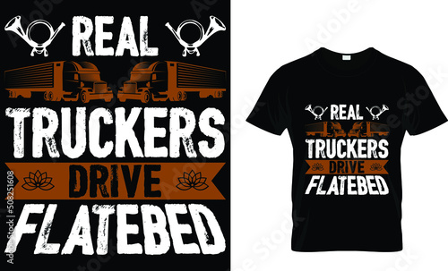 Best Trucker t shirt design...