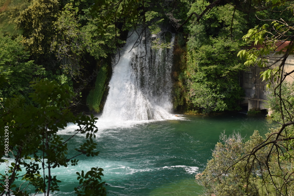 Fototapeta premium urlaub im krka nationalpark in kroatien