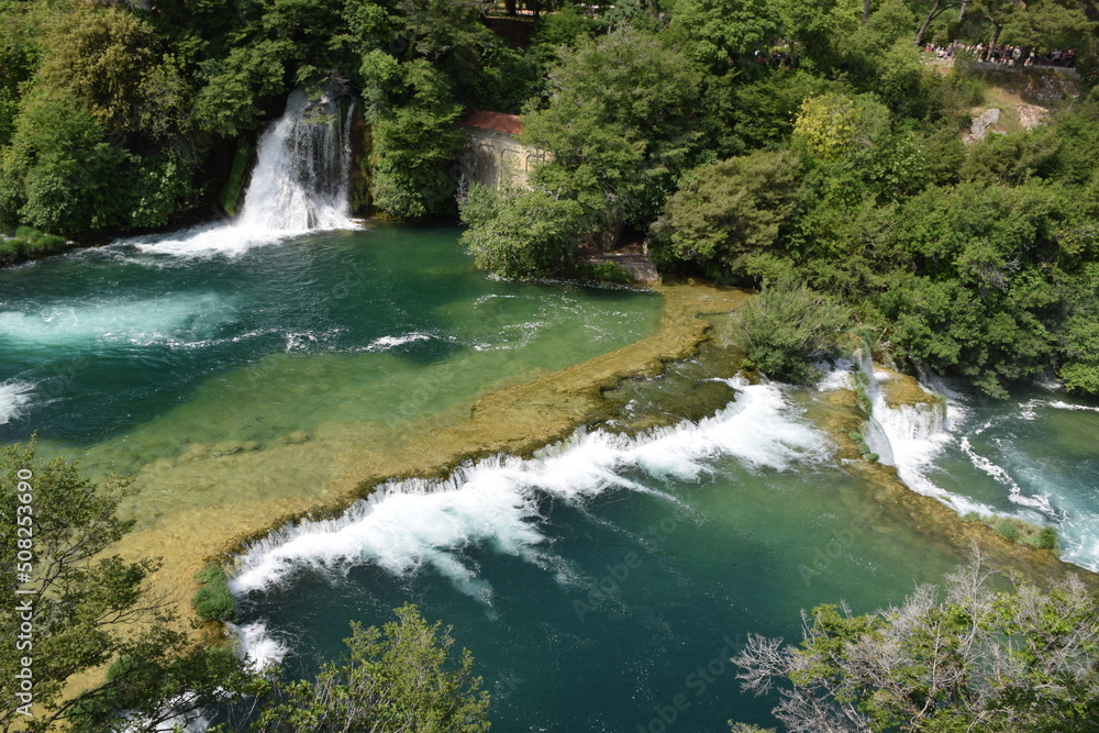 Obraz premium urlaub im krka nationalpark in kroatien