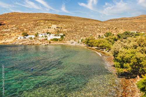 Megalo Livadi in Serifos island  Greece