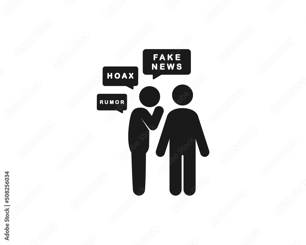 Spread rumors, hoax, fake news. Vector illustration Spread rumors, hoax, fake news. Vector illustration