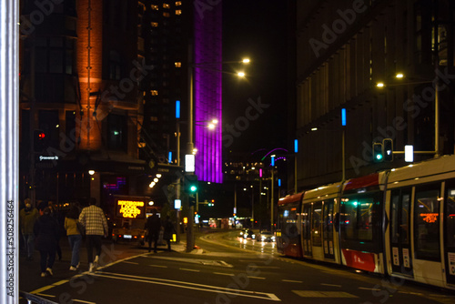 City Transport At Night