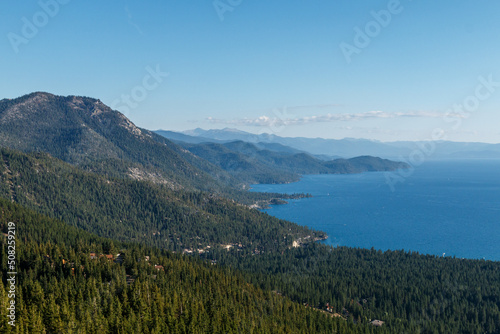 Overlook of Crystal Bay and Lake Tahoe, Nevada
