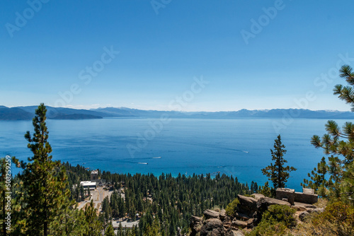 Historic Stateline Fire Lookout in Kings Beach, California at Lake Tahoe