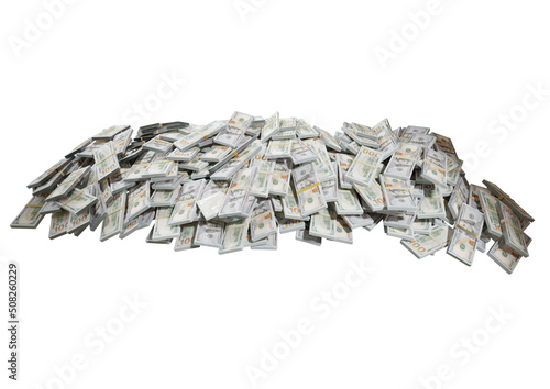 Large pile of one hundred united states dollar bill large resolution for business, finance, news background