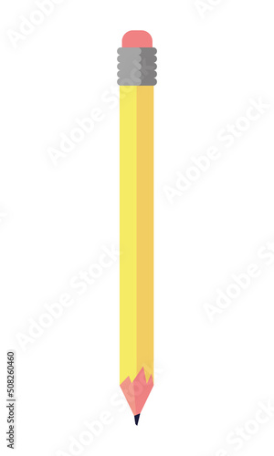 wooden yellow pencil