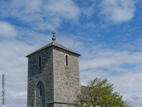 Die Hafenstadt Haugesund in Norwegen photo