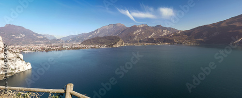 Il Lago di Garda con Riva e Torbole photo