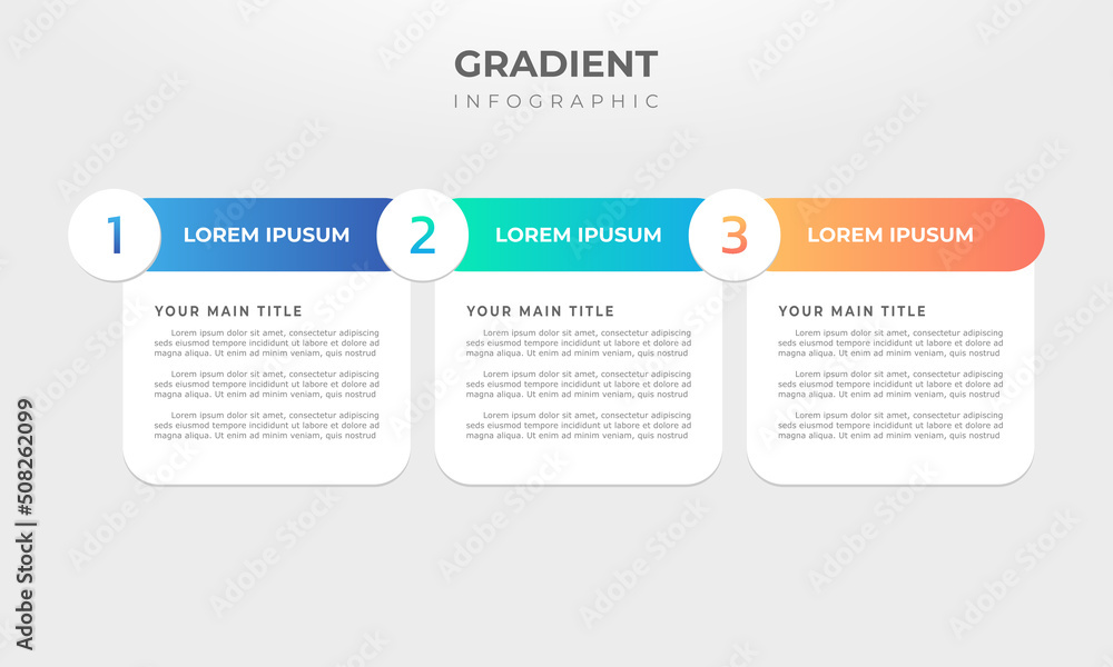 Infographic design template with icons and options or steps