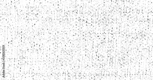 Vector fabric texture. Distressed texture of weaving fabric. Grunge background. Abstract halftone vector illustration. Overlay to create interesting effect and depth. Black isolated on white. EPS10.