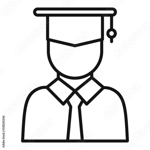 Expert icon outline vector. Standard control