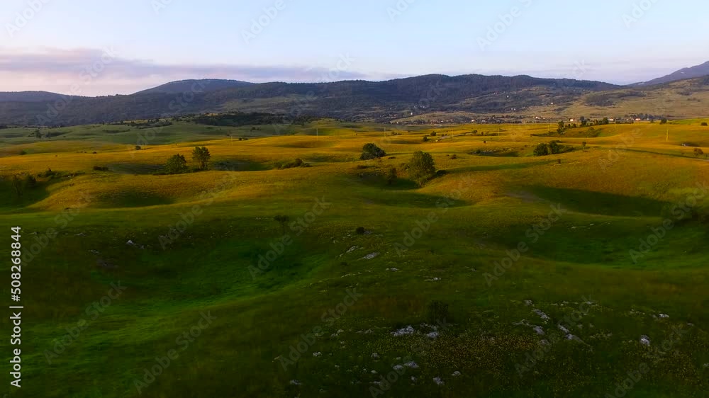 Aerial shot of the beautifull sinkholes in Smoljana, Bosnia and Herzegovina Aerial shot of the beautifull sinkholes in Smoljana, Bosnia and Herzegovina