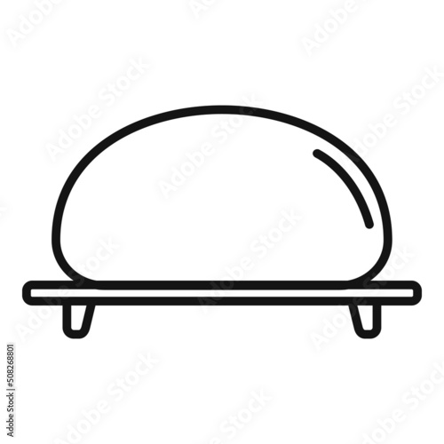 Baking bread icon outline vector. Flour pastry