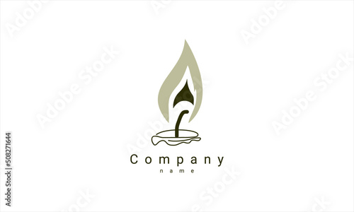 logo candle template