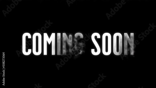 Movie Trailer Coming Soon Text Reveal/ Movie Trailer Coming Soon Text Reveal/
4k animation of a movie style background with coming soon lighting text reveal like for cinema trailer