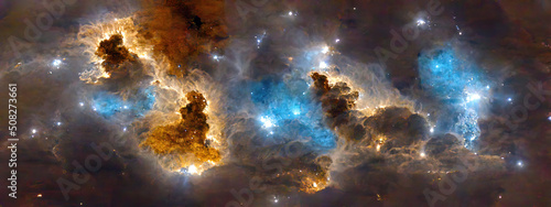 Nebula Cloud Formations  Deep Space
