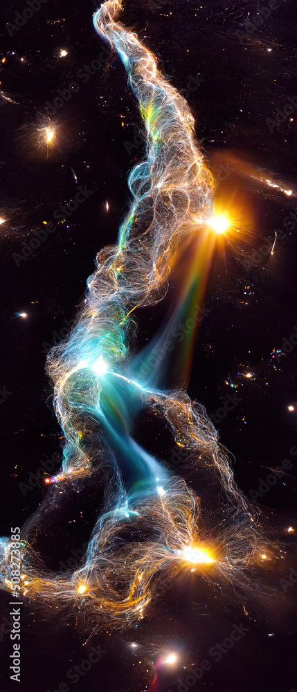 Rainbow Deep Space Nebula Rainbow Deep Space Nebula