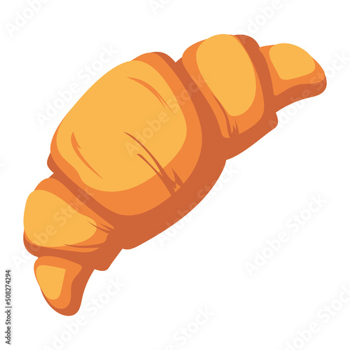 baked croissant design
