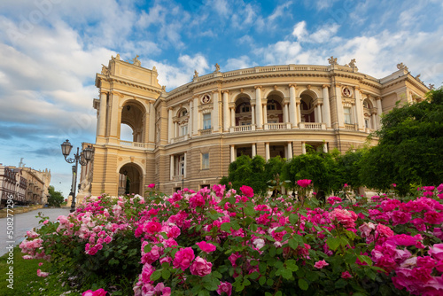 Tourist's Delight: Odessa Opera House in Summer