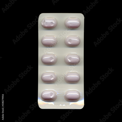 Blister pack. 10 capsules photo