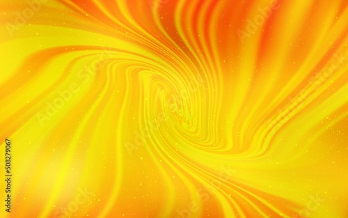 Light Orange vector texture with milky way stars.