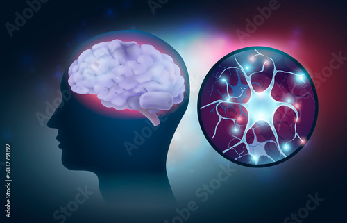 Brain Realistic Composition