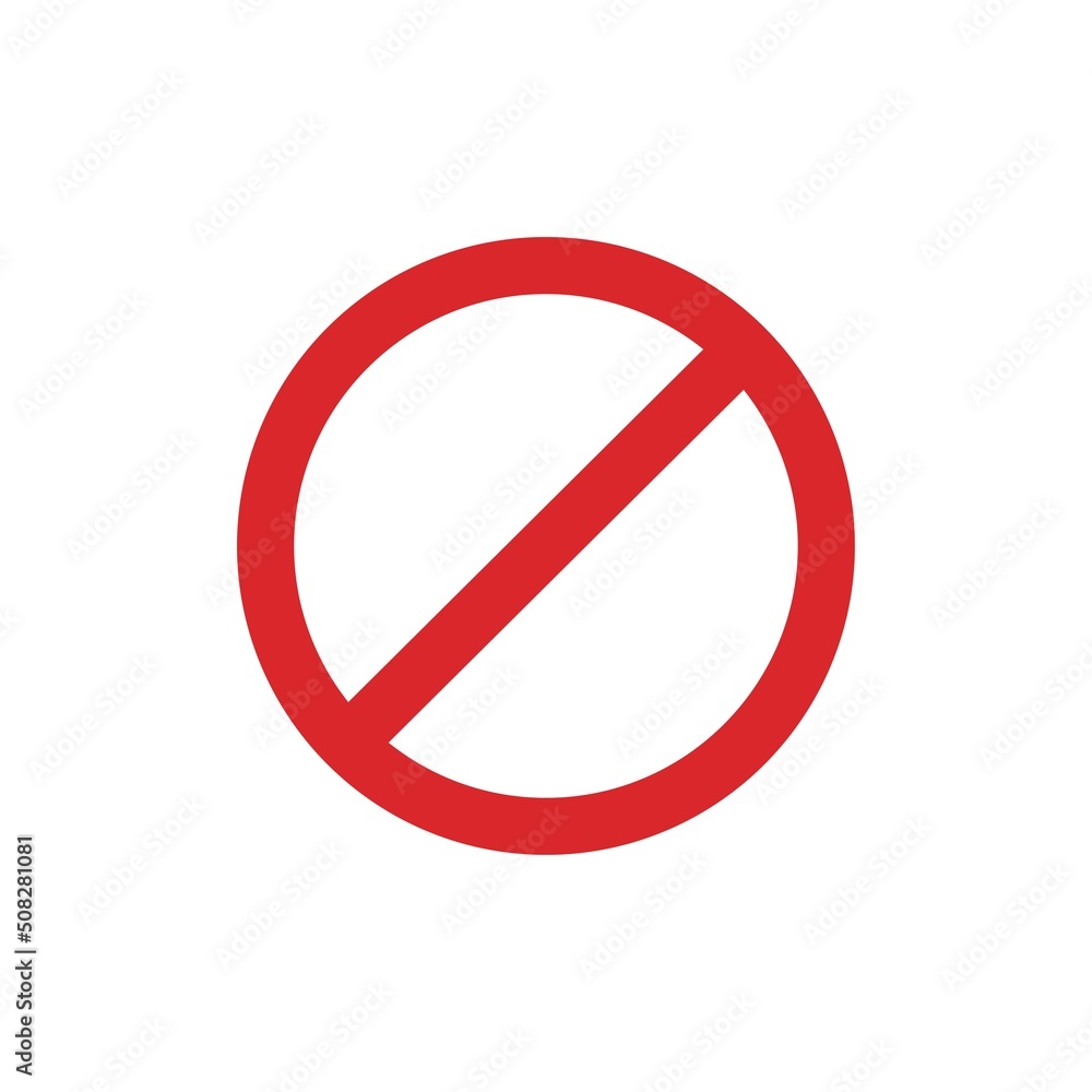 Stop sign on a white background. Vector illustration Stop sign on a white background. Vector illustration