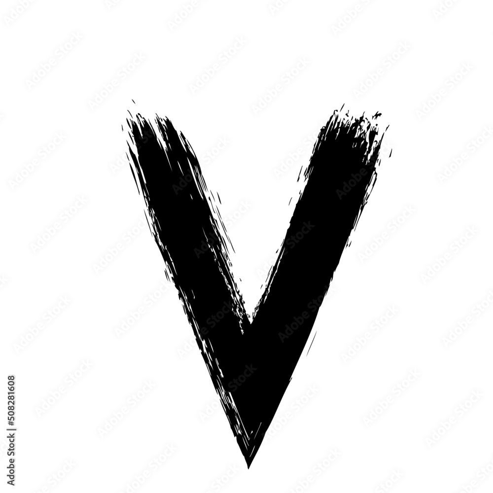 brush stroke letter brush stroke letter