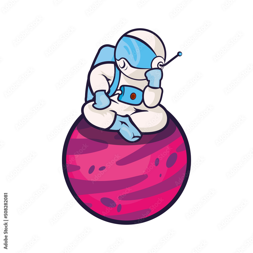 astronaut in planet astronaut in planet