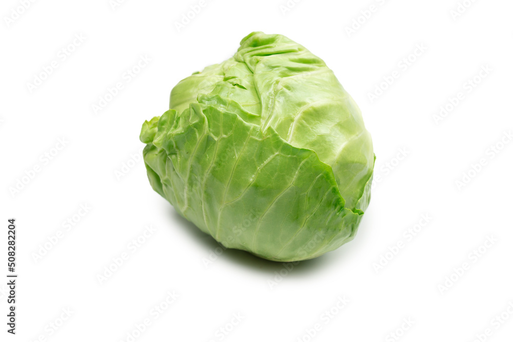 Cabbage isolated on white background. Cabbage isolated on white background.
