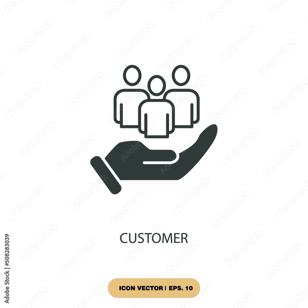 customer icons symbol vector elements for infographic web customer icons symbol vector elements for infographic web