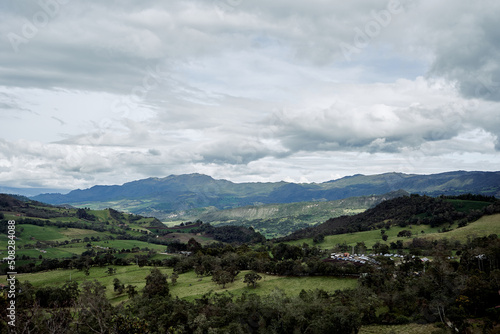 panor  mica de la sabana de Bogot   en el municipio de guatavita  cuna de la leyenda del dorado