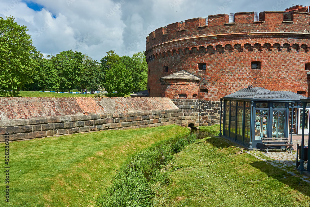 Fortress Tower of the Don, Amber Museum Kaliningrad region. 