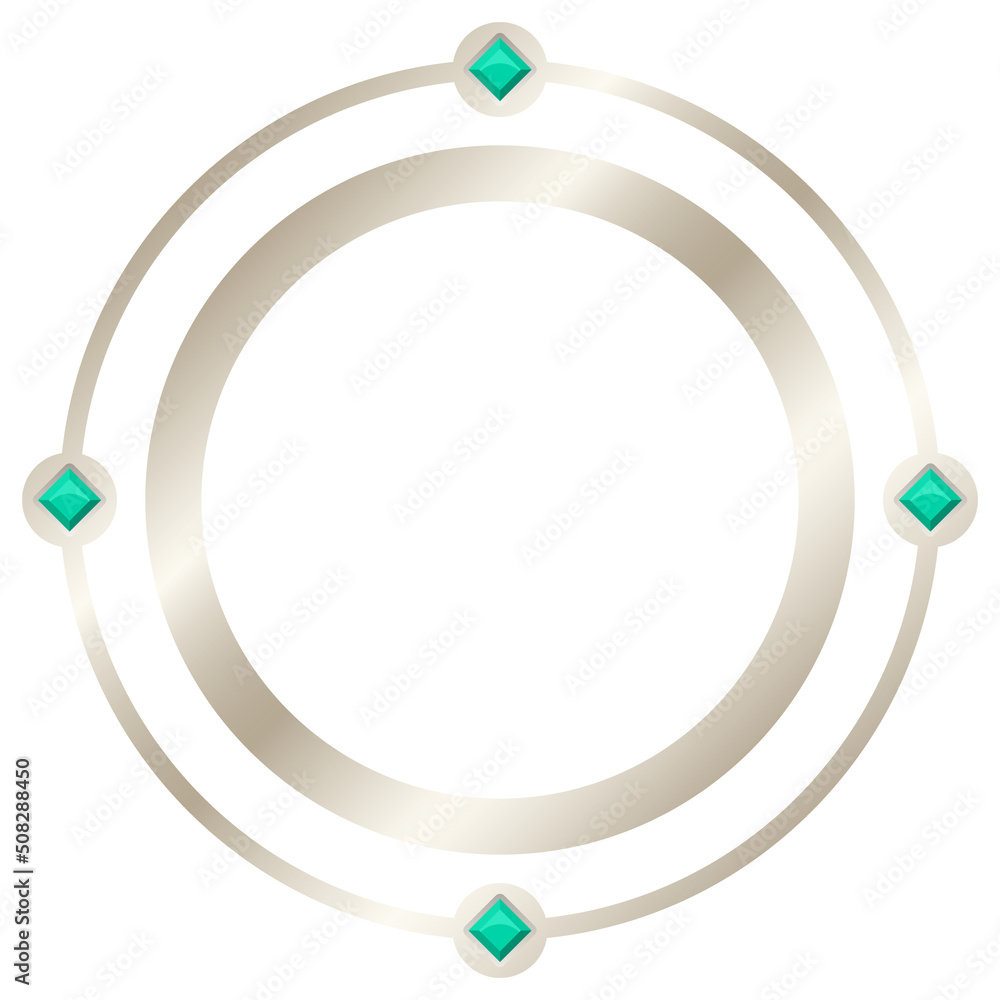 pearl circle frame with gem pearl circle frame with gem