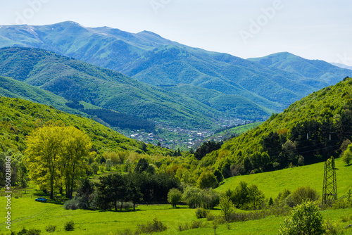 Awesome landscape with trees and forest  Vanadzor