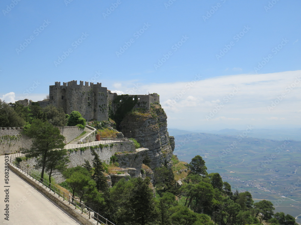 Castello di Venere (Castello Normanno), Erice, Trapani, Sicilia, Italia