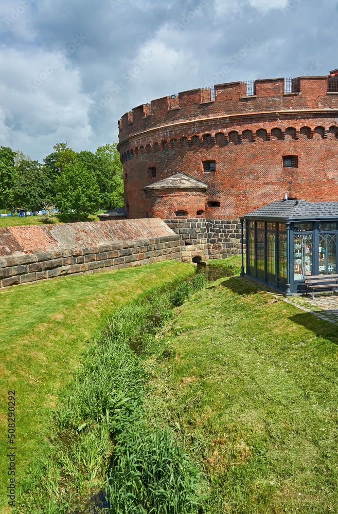 Fortress Tower of the Don, Amber Museum Kaliningrad region. 
