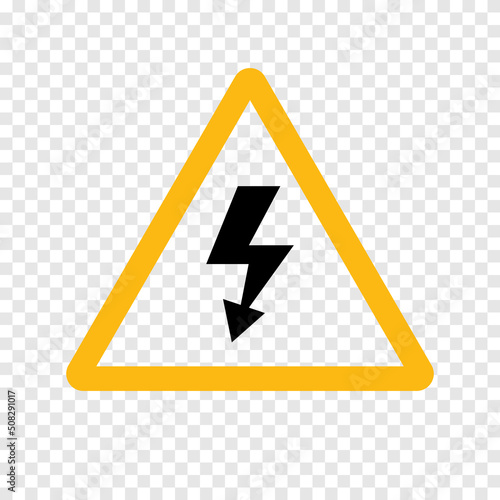 Warning danger sign icon simlpe design