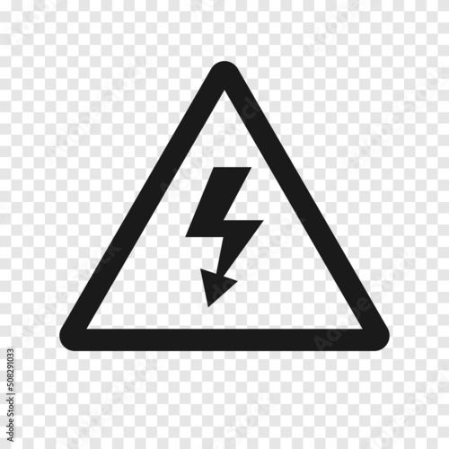 Warning danger sign icon simlpe design