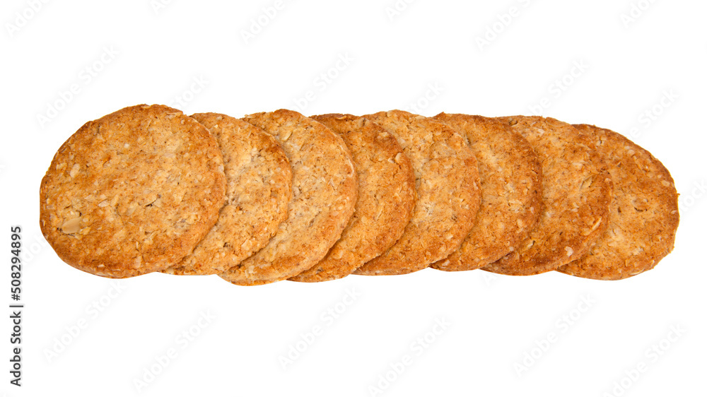Cereal classic cookies isolated on the white background Cereal classic cookies isolated on the white background
