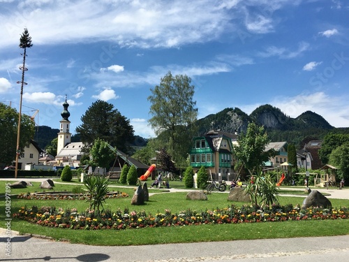 St Gilgen on the Wolfgansee, Austria photo