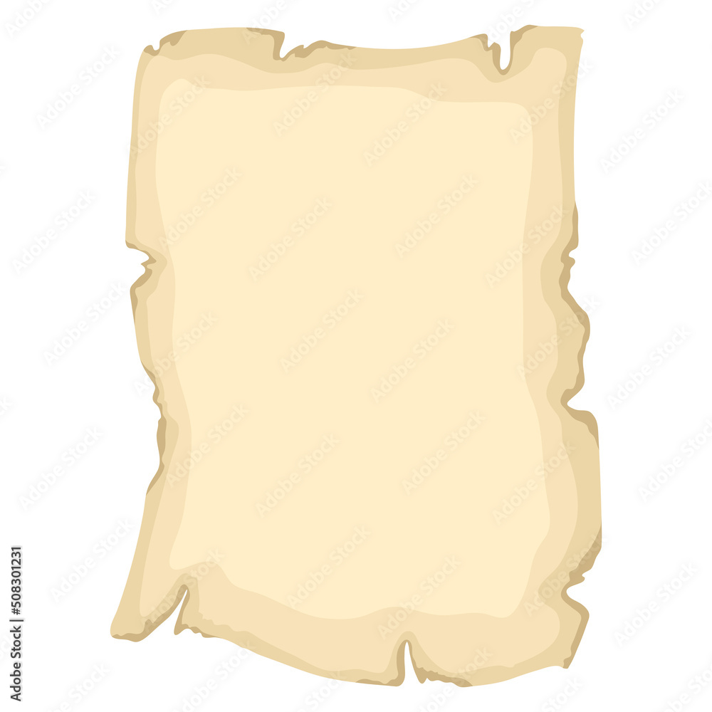 Obraz premium Scroll papyrus or antique paper. Textured empty manuscript.