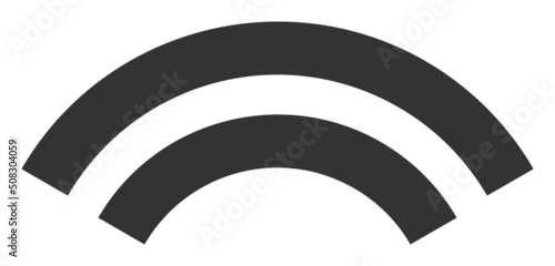 Wi-fi vector illustration. A flat illustration design used for wi-fi icon, on a white background.