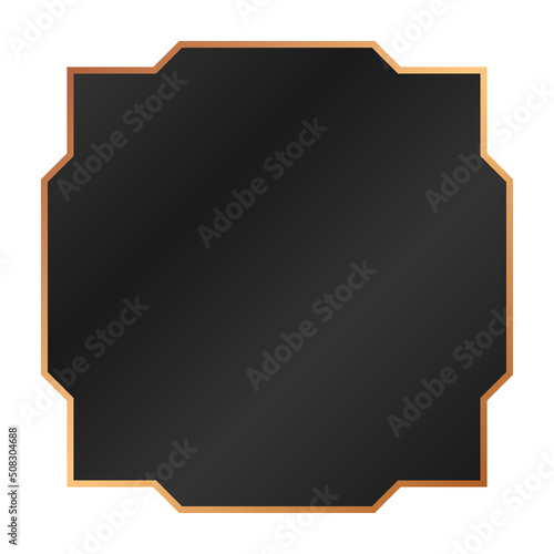 bronze dark abstract shape
