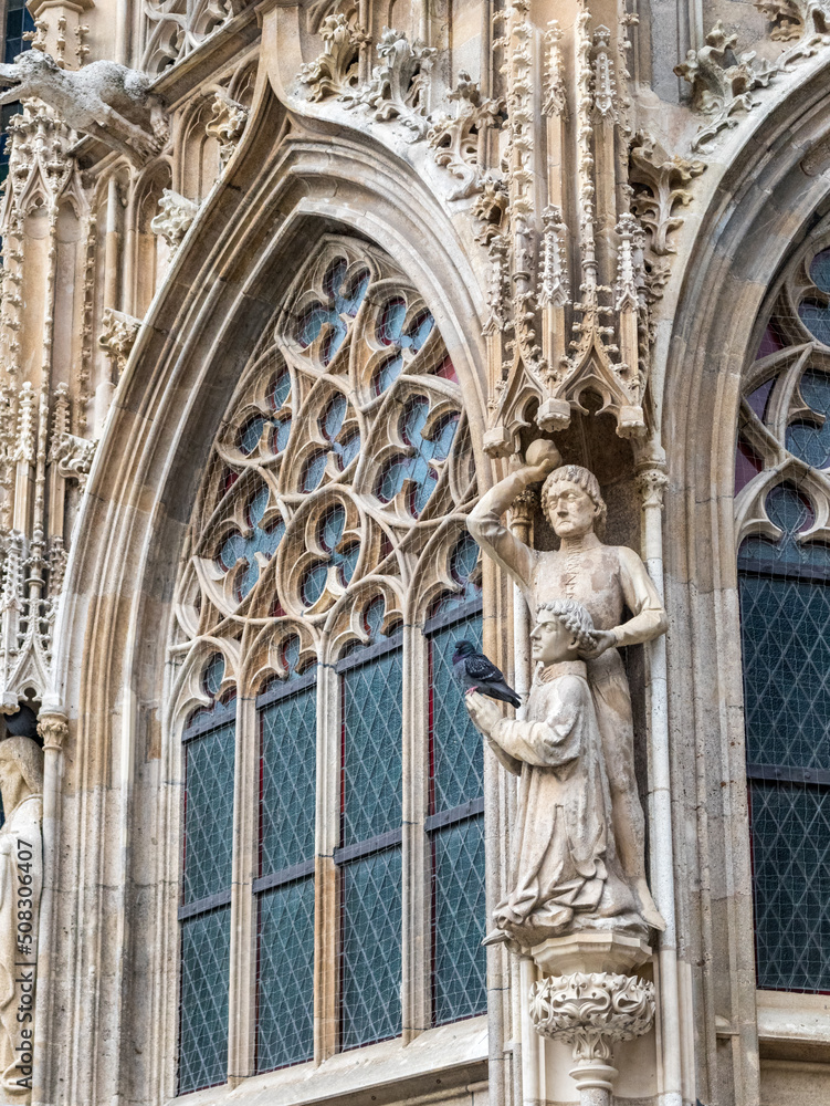 Detail, Saint Stephan's cathedral, Vienna