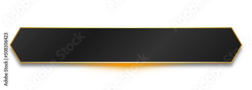 neon dark rectangle banner