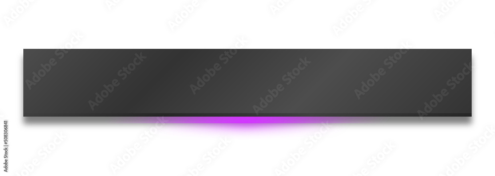 Fototapeta premium neon dark rectangle banner 