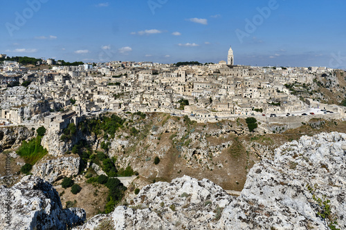 Aerial View Of Old Town Against Clear Sky