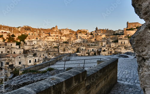 View Of Old Town Against Clear Sky	